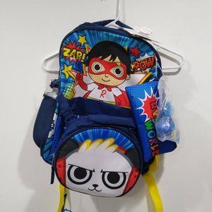 Ryan's World | Accessories | Nwt Ryans World Bookbag Lunch Box 7 Piece Set  Ryans Toy Review Backpack | Poshmark